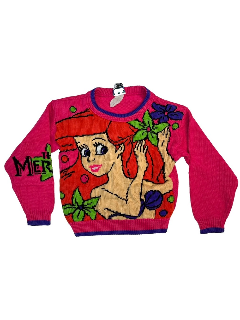 Vintage 90s Disney The Little Mermaid Ariel Graphic Crewneck Sweater